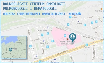 ODDZIAŁ CHEMIOTERAPII ONKOLOGICZNEJ - DOLNOŚLĄSKIE CENTRUM ONKOLOGII, PULMONOLOGII I HEMATOLOGII - UL. GRABISZYŃSKA 105,  WROCŁAW