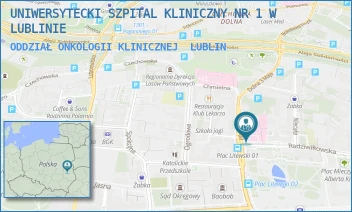 ODDZIAŁ ONKOLOGII KLINICZNEJ - UNIWERSYTECKI SZPITAL KLINICZNY NR 1 W LUBLINIE - RADZIWIŁŁOWSKA 13, LUBLIN