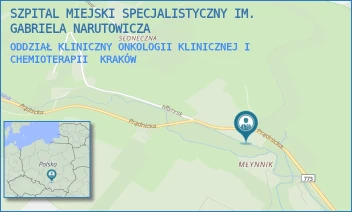 ODDZIAŁ KLINICZNY ONKOLOGII KLINICZNEJ I CHEMIOTERAPII - SZPITAL MIEJSKI SPECJALISTYCZNY IM. GABRIELA NARUTOWICZA - UL. PRĄDNICKA 35, KRAKÓW