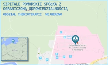 ODDZIAŁ CHEMIOTERAPII - SZPITALE POMORSKIE SPÓŁKA Z OGRANICZONĄ ODPOWIEDZIALNOŚCIĄ - UL. DR. ALOJZEGO JAGALSKIEGO 10,  WEJHEROWO