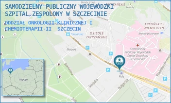 ODDZIAŁ ONKOLOGII KLINICZNEJ I CHEMIOTERAPII-II - SAMODZIELNY PUBLICZNY WOJEWÓDZKI SZPITAL ZESPOLONY W SZCZECINIE - ARKOŃSKA 4,  SZCZECIN